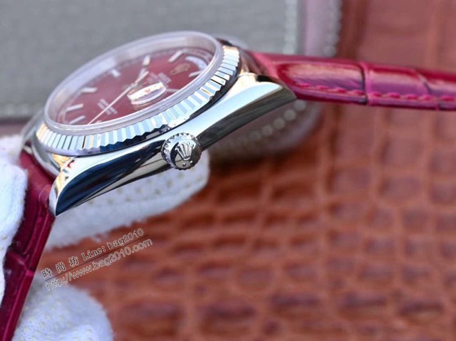 勞力士Day-Date系列手錶 Rolex最經典的系列男士皮帶腕表  gjs1851